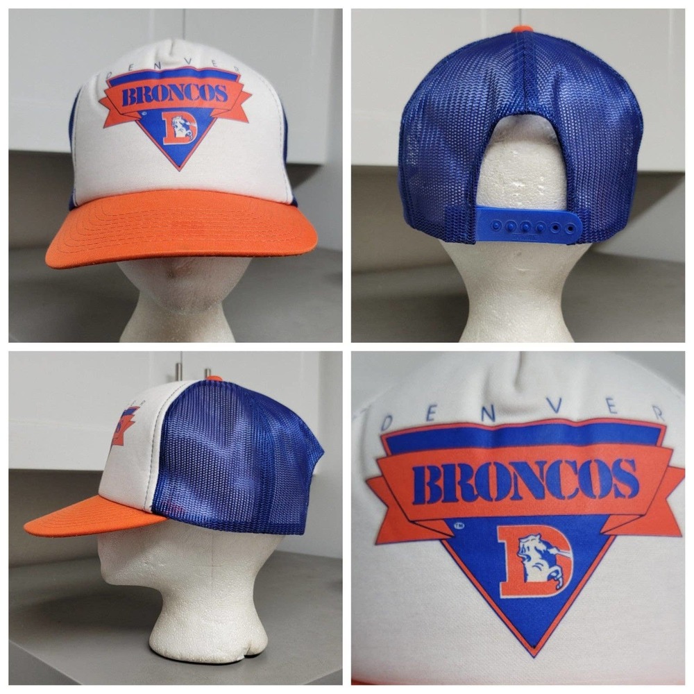 Vtg Sports Specialties Denver Broncos Trucker Hat